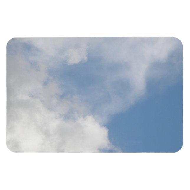 Fluffy Clouds Premium Magnet (Horisontell)