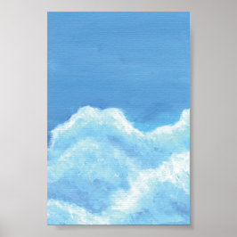 Fluffy Clouds Skriv ut, värdet Poster Pappert (pro