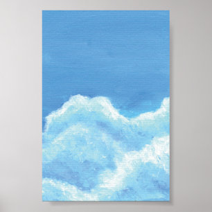 Fluffy Clouds Skriv ut, värdet Poster Pappert (pro