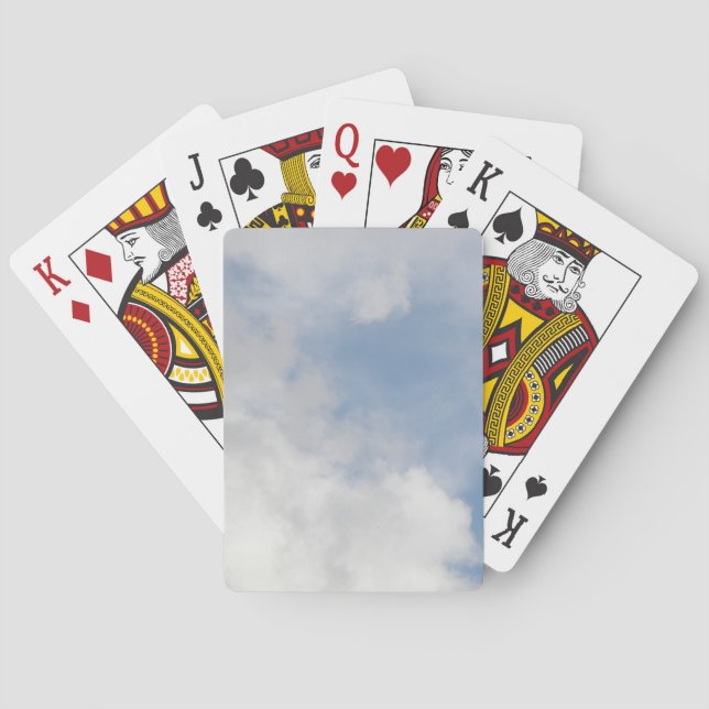 Fluffy Clouds-uppspelningskort Spel Kort (Baksidan)