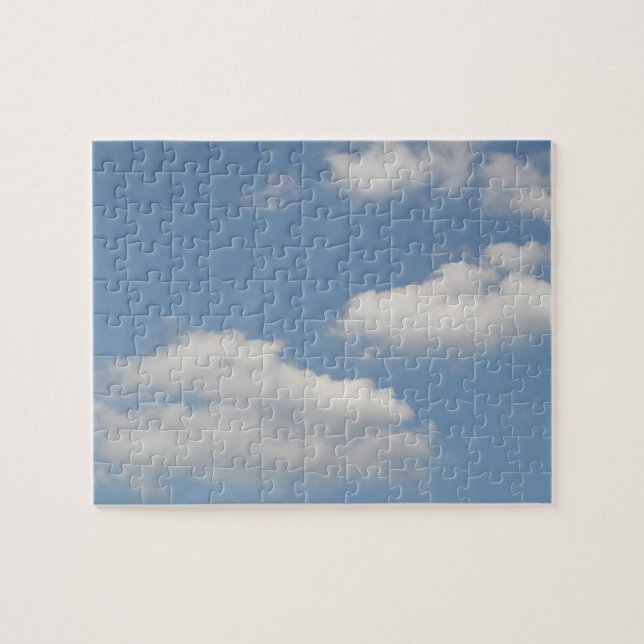 Fluffy Cumulus Clouds Puzzle Pussel (Horisontell)