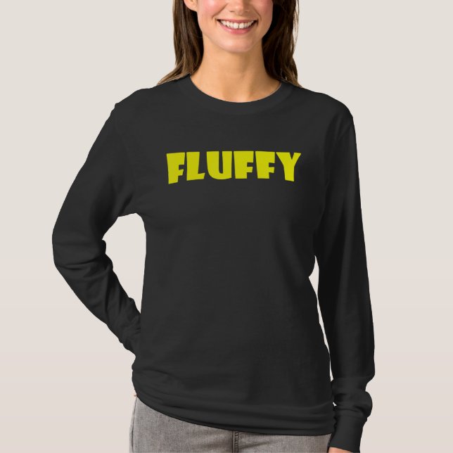 Fluffy Det är viktigt att få Högerna Adjectives T Shirt (Framsida)