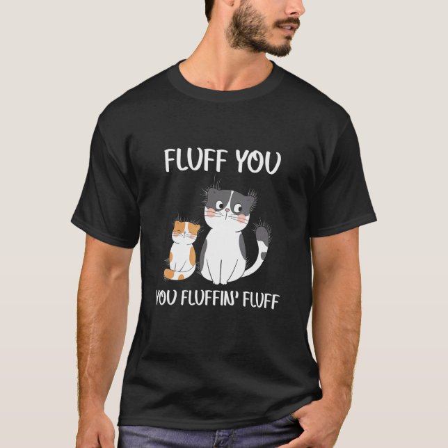 Fluffy du fluffy fluffin t shirt (Framsida)