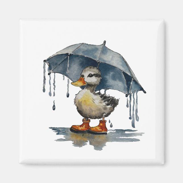 Fluffy Duckling Magnet (Framsidan)