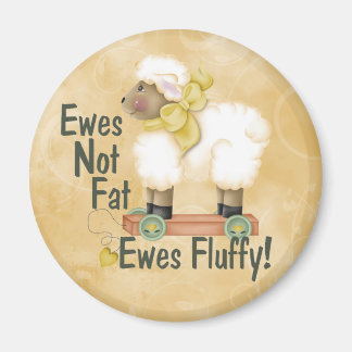Fluffy Ewes Magnet