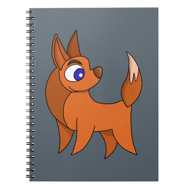 Fluffy Fox Anteckningsbok (Framsidan)