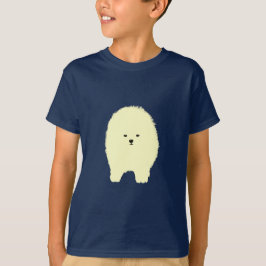 Fluffy Hund, Pommern Hund DrawingT-shirt T Shirt