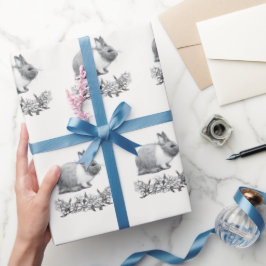 Fluffy kaninen presentpapper