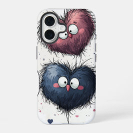 Fluffy Kärlek Duo - Cute Anime Phone Case