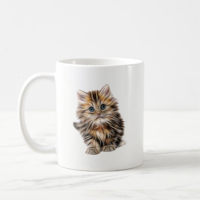Fluffy Kitten Mugg (Vänster)