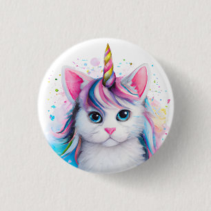 Fluffy Kitten Unicorn Knapp