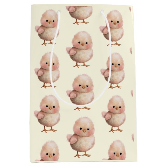 Fluffy Little Chick | Cute Vår & Påsk Animal (Framsidan)