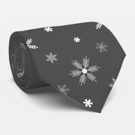 fluffy mönster av flingor slips