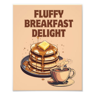 Fluffy Pancake Breakfast Delight Fototryck