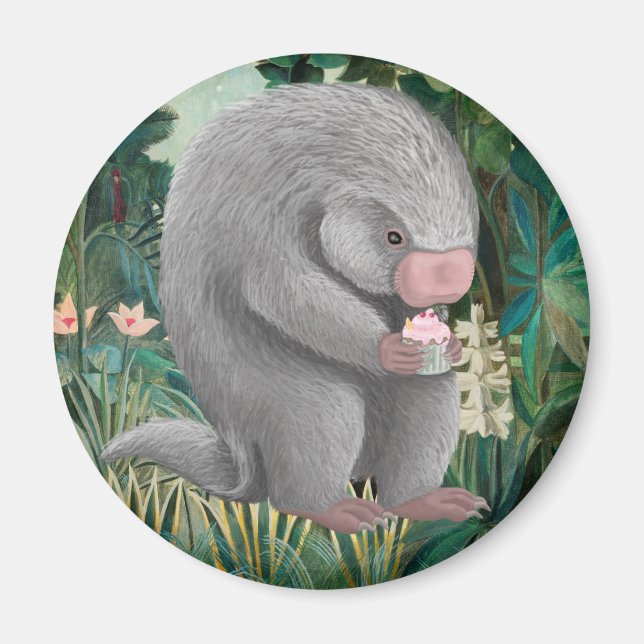 Fluffy Porcupine Magnet (Framsidan)