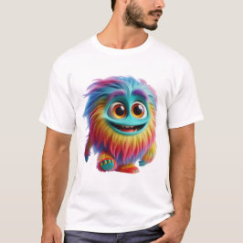 Fluffy Rainbow Assion: En vismisk och Cheerful T Shirt
