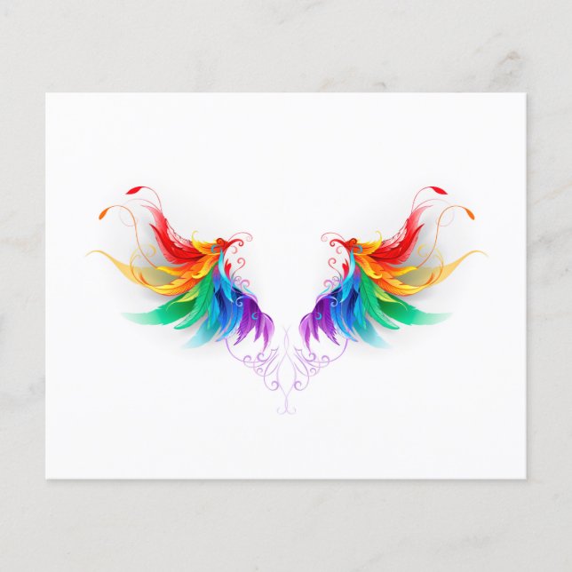 Fluffy Rainbow Vingar (Framsida)