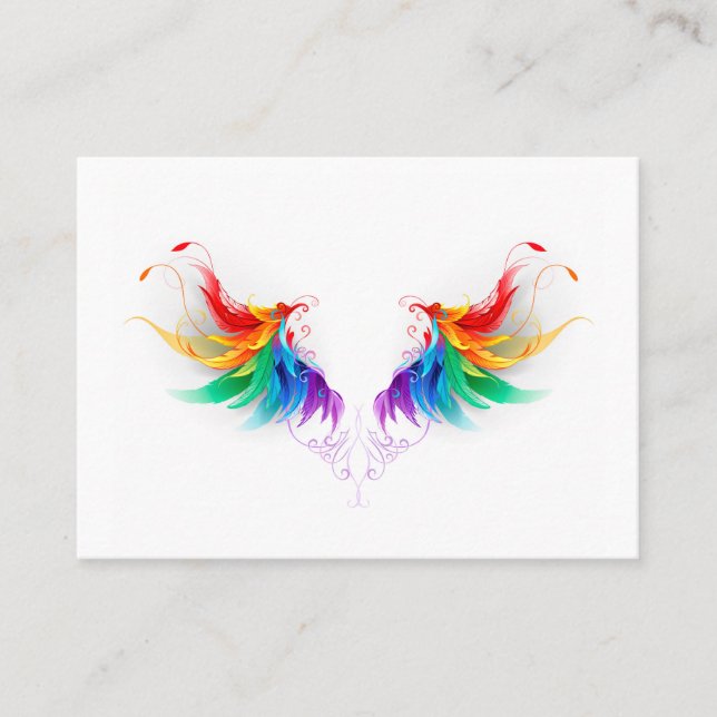 Fluffy Rainbow Vingar (Framsida)