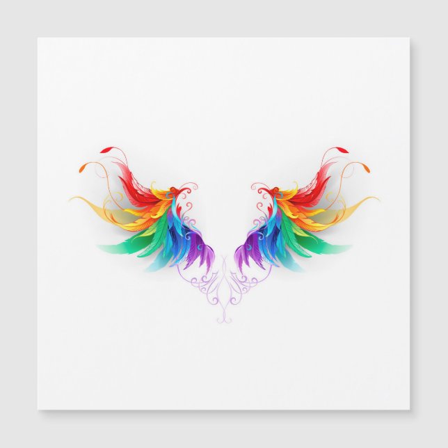 Fluffy Rainbow Vingar (Framsida)