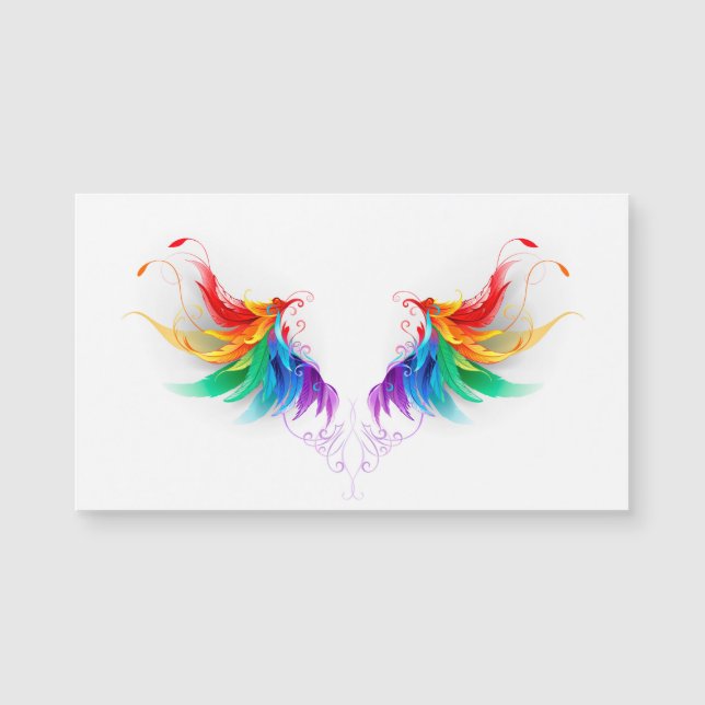 Fluffy Rainbow Vingar (Framsida)