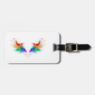 Fluffy Rainbow Vingar Bagagebricka