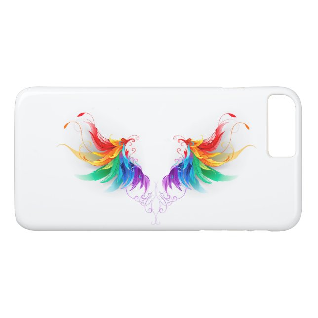 Fluffy Rainbow Vingar Case-Mate iPhone Skal (Baksida (horisontal))