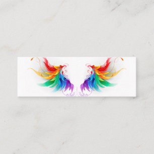 Fluffy Rainbow Vingar Lojalitetskort
