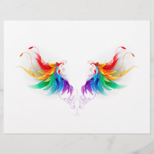 Fluffy Rainbow Vingar Reklamblad