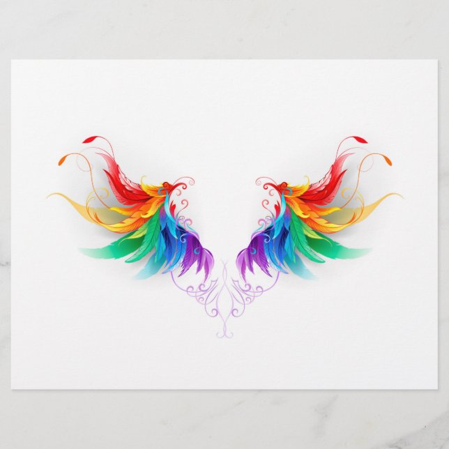 Fluffy Rainbow Vingar Reklamblad (Framsidan)