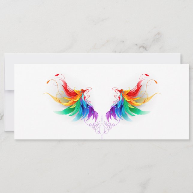 Fluffy Rainbow Vingar Spara Datumet (Framsida)