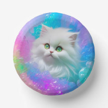 Fluffy Roligt Kitten Meowgical Girly Birthday