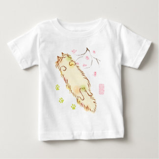 Fluffy Sömnig Katt Tee