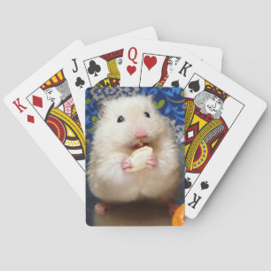 Fluffy Syrian Hamster Kokolinka Spel Kort