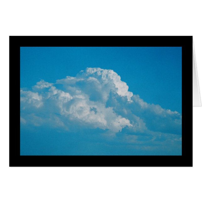 Fluffy White Clouds- Sång of Sol. 2:3-kort Hälsningskort (Framsidan Horizontal)