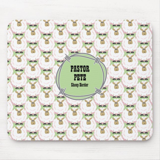 Fluffy White Sheep Musmatta (Framsidan)