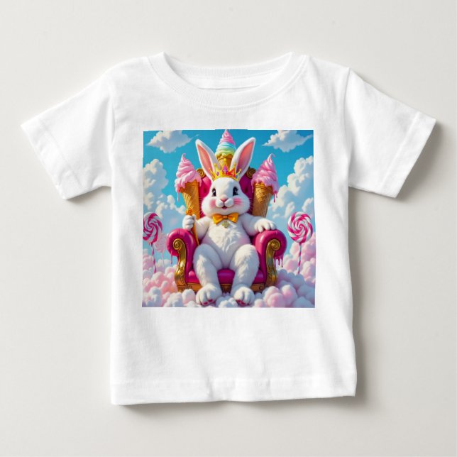 FluffyCloudConfections Baby T-Shirts (Framsida)