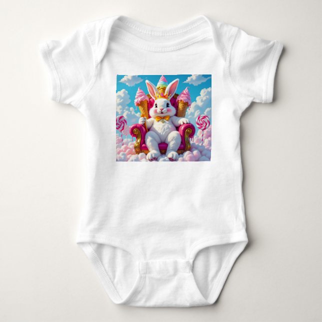 FluffyCloudConfections barn body overall T Shirt (Framsida)