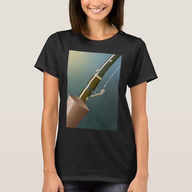Fluga på stång t shirt (Framsida)