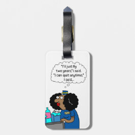 Fluga två år bagagemärkre bagagebricka