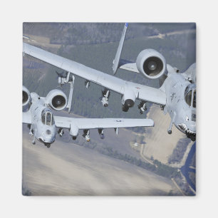 Flugan för flygplan för Thunderbolt II för två Magnet