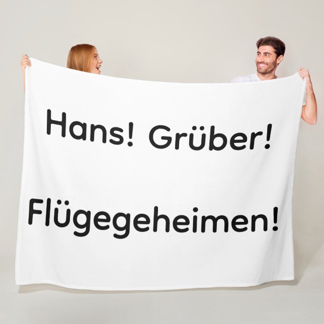 Flügegeheimen Fleece Blanket (På plats)