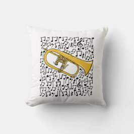 Flugelhorn Musik noter Brass Music Teacher Kudde