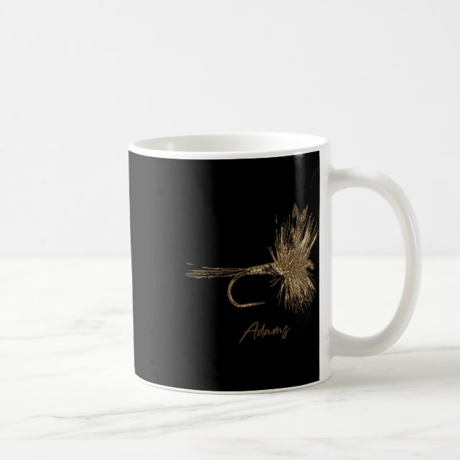 Flugfiske bete Adams Vintage  Kaffemugg (Höger)