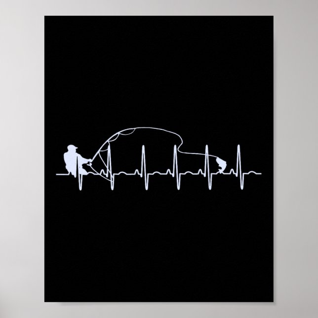 Flugfiske Hjärtbeat Fisk Forell Fiske  Poster (Framsidan)