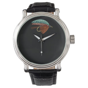 Flugfiske Lure Klassisk Fiskarstil Armbandsur