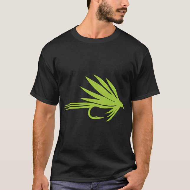 Flugfiske T Shirt (Framsida)