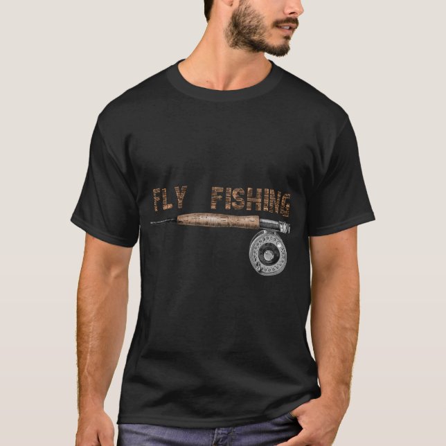 Flugfiske T Shirt (Framsida)