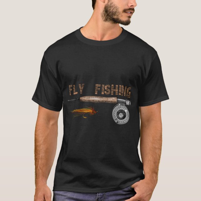 Flugfiske T Shirt (Framsida)