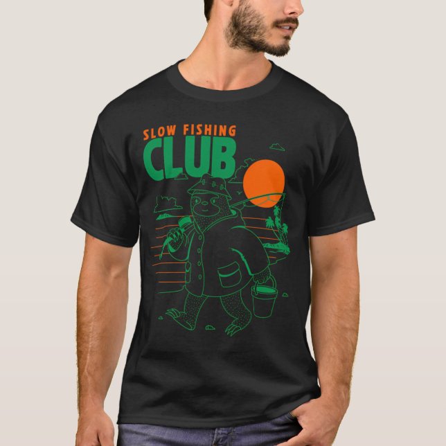 Flugfiske vid solnedgång t shirt (Framsida)
