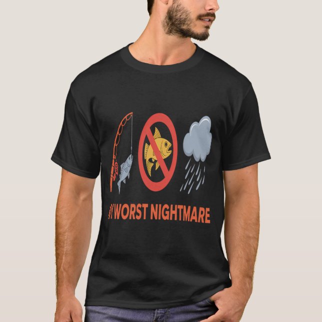 Flugfiske vid solnedgång t shirt (Framsida)